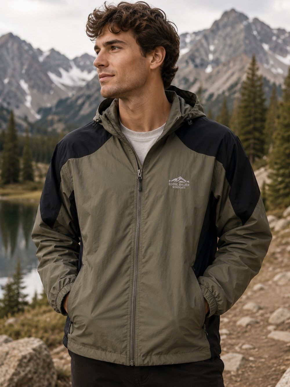 Arctic Image Utility Jacket Virginia City Unisex Color Block Full Zip Sz Small
